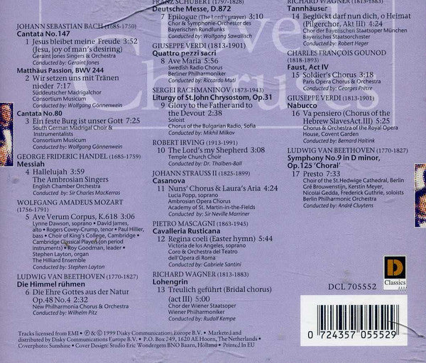 Various : Best Loved Choruses (CD, Comp)