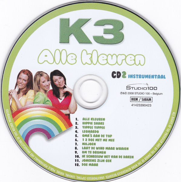 K3 : Alle Kleuren (2xCD, Album, RE)