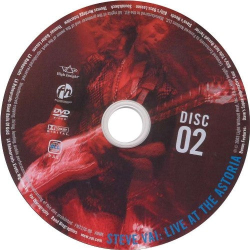 Steve Vai : Live At The Astoria London (2xDVD-V, PAL)