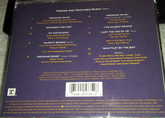 Steve Dorff & Friends : Growing Pains: Theme From Growing Pains and Other Hit T.V. Themes (CD, Album)