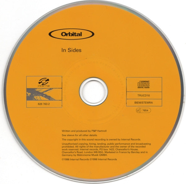 Orbital : In Sides (CD, Album)