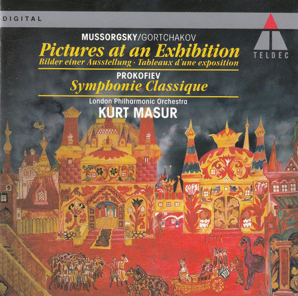 Modest Mussorgsky / Сергей Горчаков • Sergei Prokofiev, London Philharmonic Orchestra, Kurt Masur : Pictures At An Exhibition / Symphonie Classique (CD, Album)