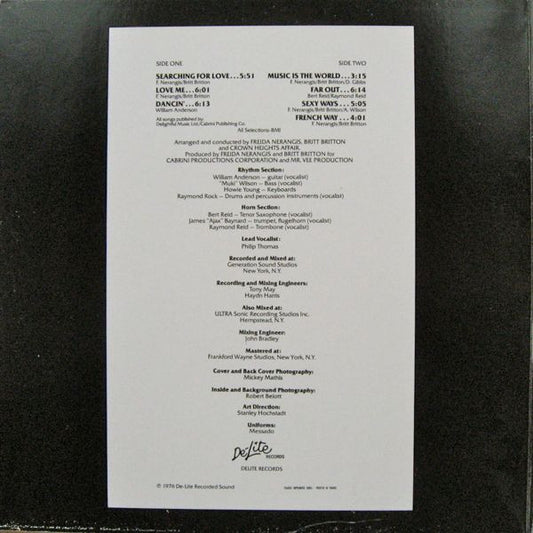 Crown Heights Affair : Do It Your Way (LP, Album, Gat)