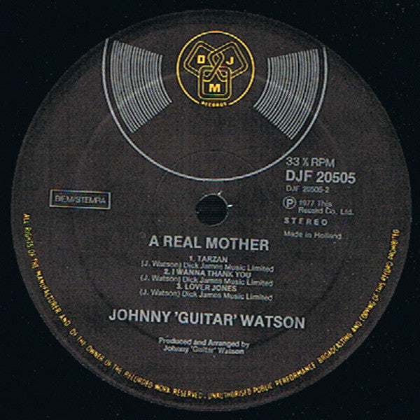 Johnny Guitar Watson : A Real Mother (LP, Album)