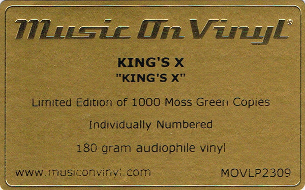 King's X : King's X (LP, Album, Ltd, Num, RE, Mos)