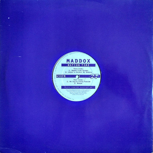 Maddox : Nation Time (12")