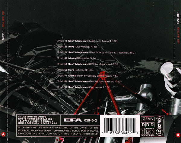 [:SITD:] : Snuff EP (CD, EP)