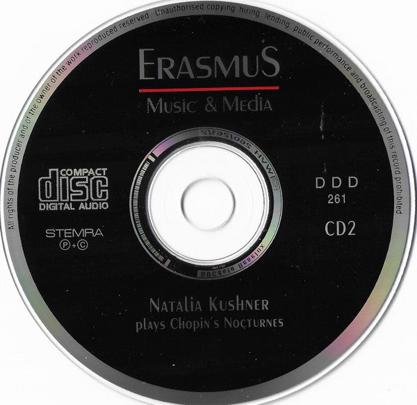 Natalia Kushner : Plays Chopin's Nocturnes (Original Versions) (2xCD, Album)