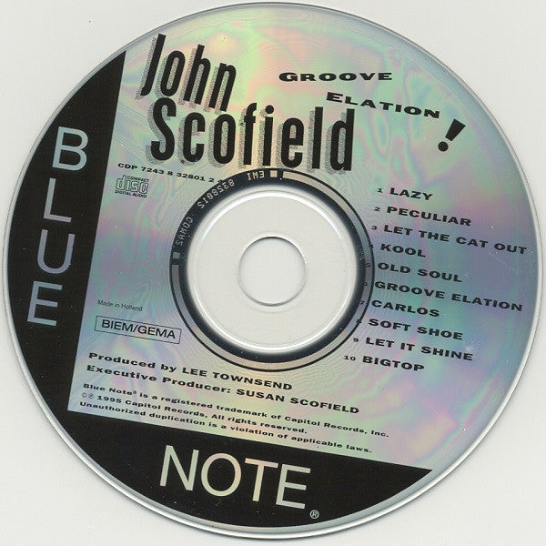 John Scofield : Groove Elation! (CD, Album)
