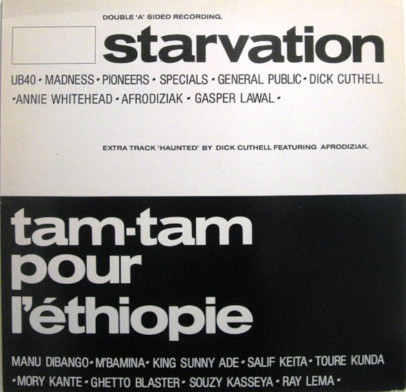 Starvation : Starvation / Tam Tam Pour L'Éthiopie (12", Maxi)