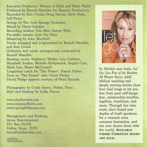 Sheila Walsh : Let Go (CD, Album)