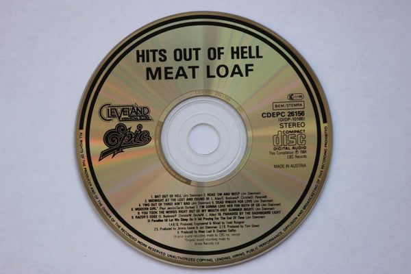 Meat Loaf : Hits Out Of Hell (CD, Comp, RE)