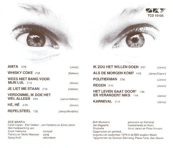 Doe Maar : Doe Maar (CD, Album, RE)