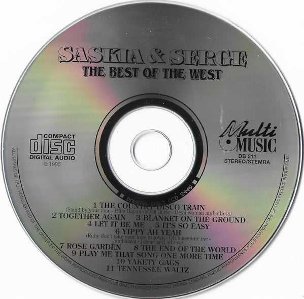 Saskia & Serge : The Best Of The West (CD, Album)