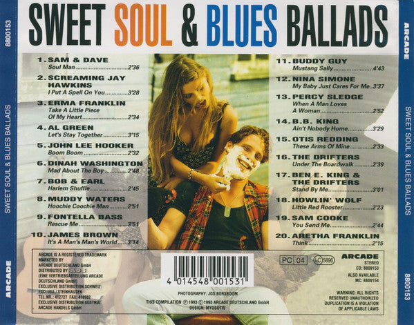 Various : Sweet Soul & Blues Ballads (CD, Comp)