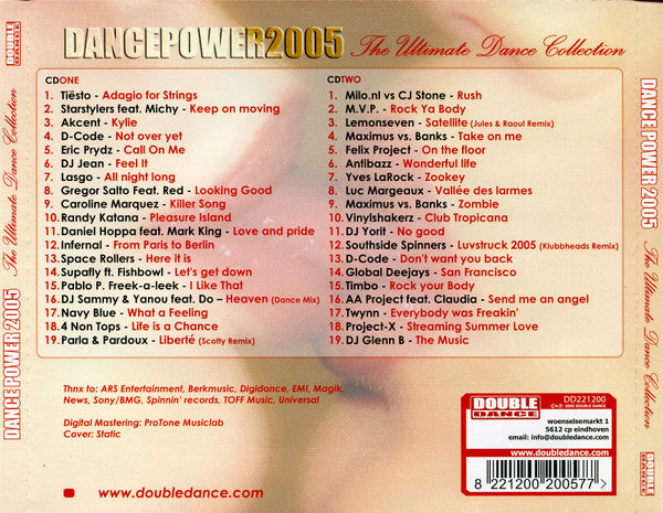 Various : Dance Power 2005 - The Ultimate Dance Collection 2005 (2xCD, Comp)