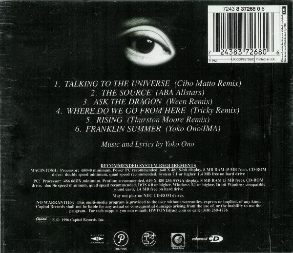 Yoko Ono / Ima (2) : Rising Mixes (CD, Album, Enh)