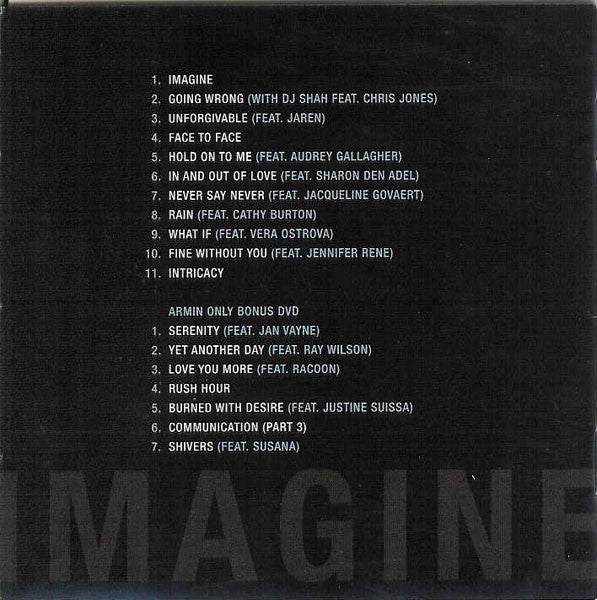 Armin van Buuren : Imagine (CD, Album + DVD + Ltd)
