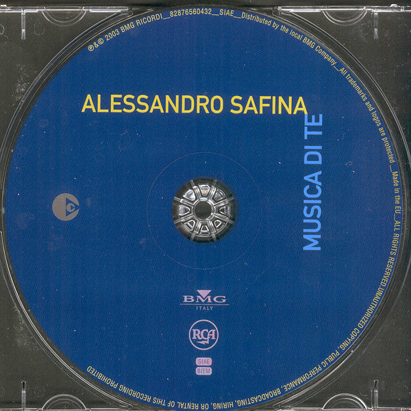 Alessandro Safina : Musica Di Te (CD, Album, Copy Prot.)