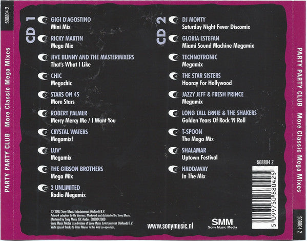 Various : Party Party Club - More Classic Mega Mixes (2xCD, Comp, Mixed)