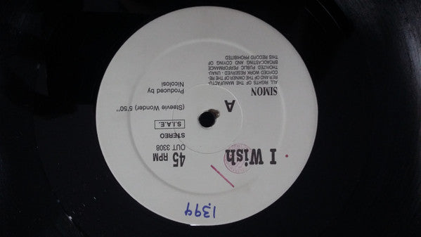 Simon (27) : I Wish (12")