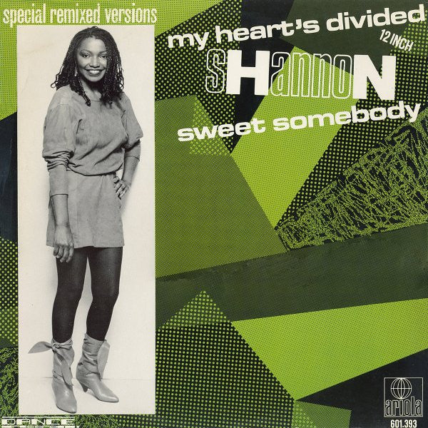 Shannon : My Heart's Divided / Sweet Somebody (Special Remixed Versions) (12")