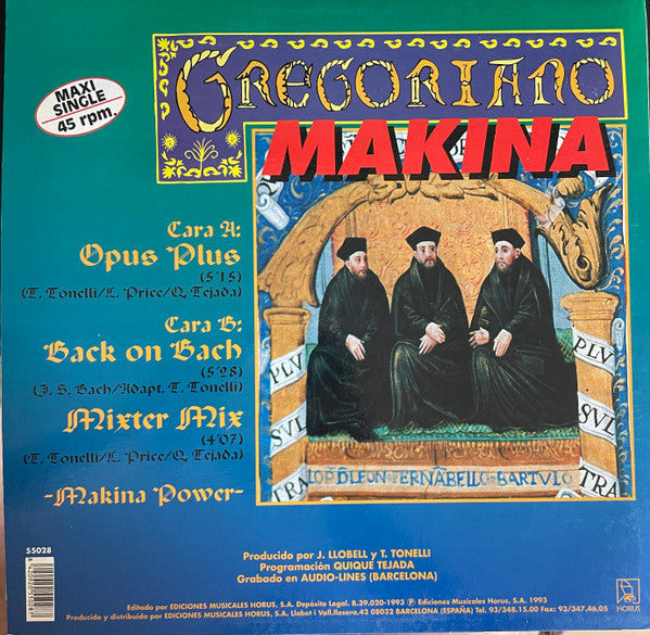 Gregoriano Makina : Gregoriano Makina (12")