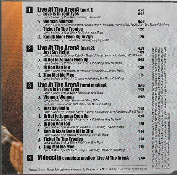 Gerard Joling, René Froger, Gordon (3) : Live At The ArenA (CD, Single, Enh)