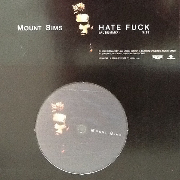 Mount Sims : Hate Fuck (12")