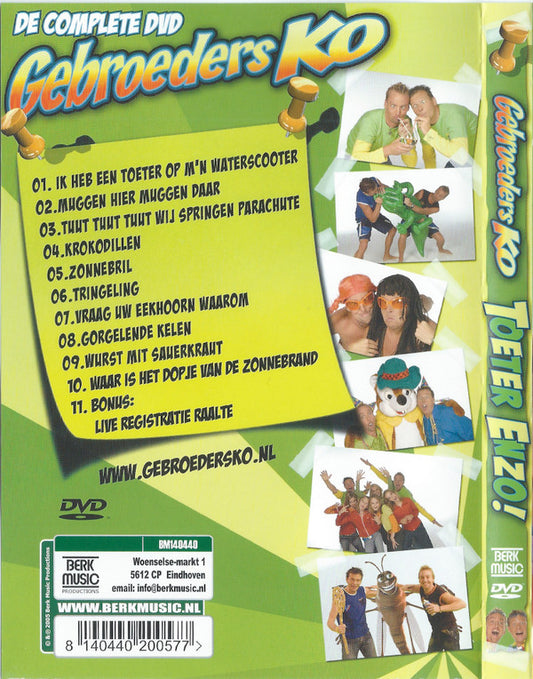 Gebroeders Ko : Toeter Enzo! (DVD)