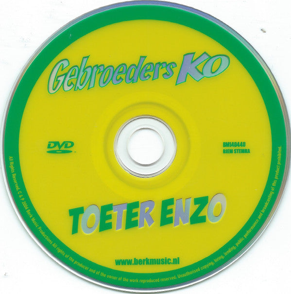 Gebroeders Ko : Toeter Enzo! (DVD)