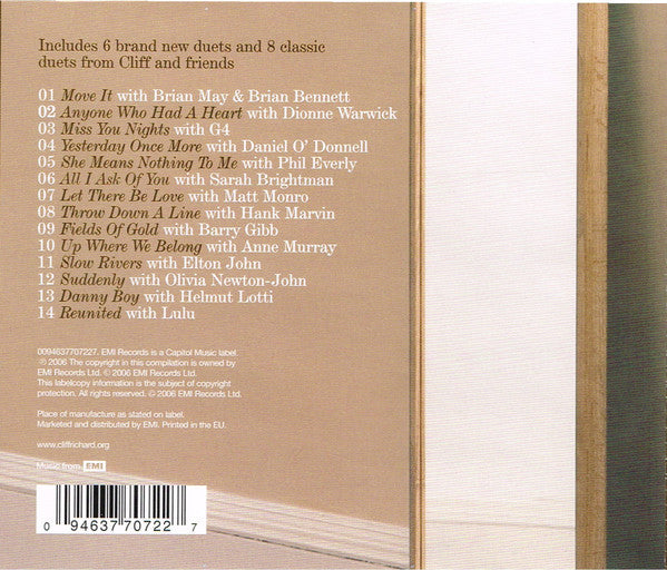 Cliff Richard : Two's Company (The Duets) (CD, Album)