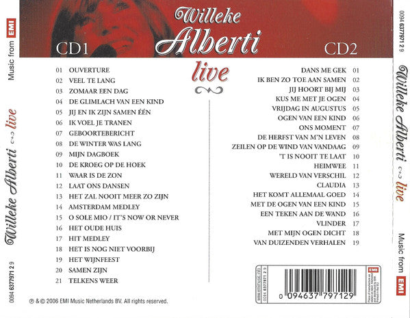 Willeke Alberti : Live (2xCD)
