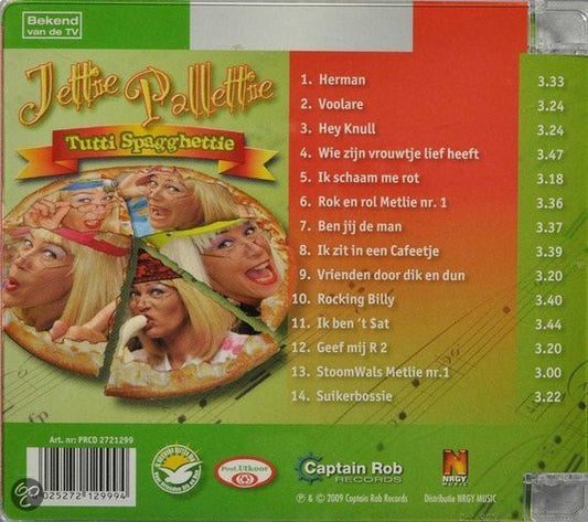 Jettie Pallettie : Tutti Spagghettie (CD, Album)