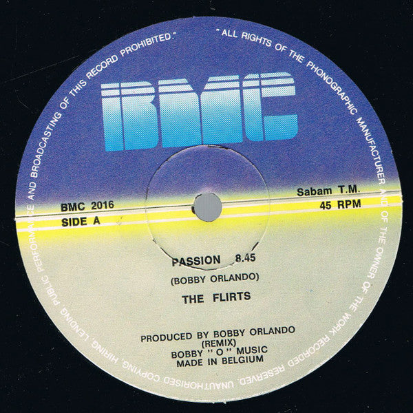 The Flirts : Passion (12", Maxi)
