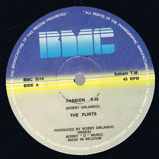 The Flirts : Passion (12", Maxi)