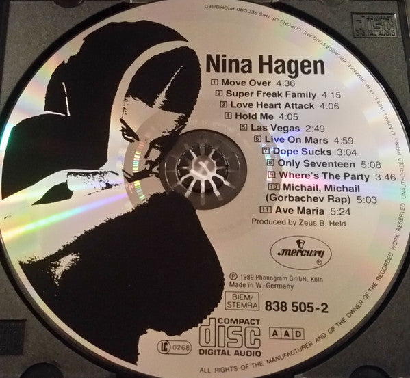 Nina Hagen : Nina Hagen (CD, Album, RE)