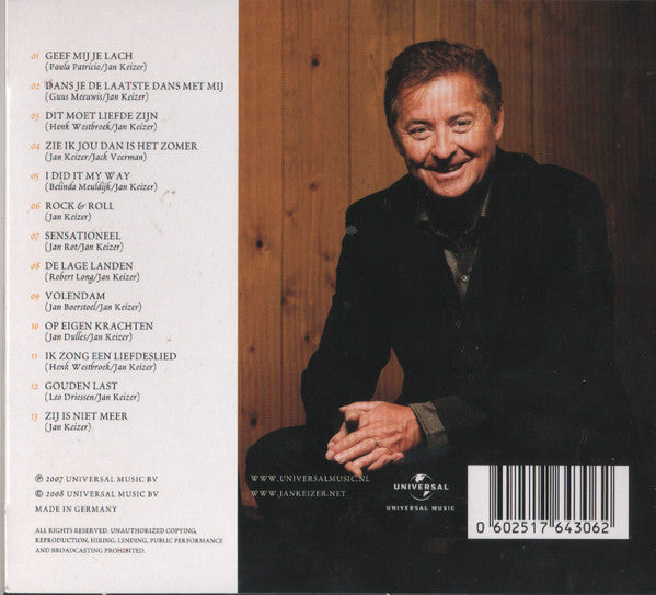 Jan Keizer : Geef Mij Je Lach (CD, Album, RE)