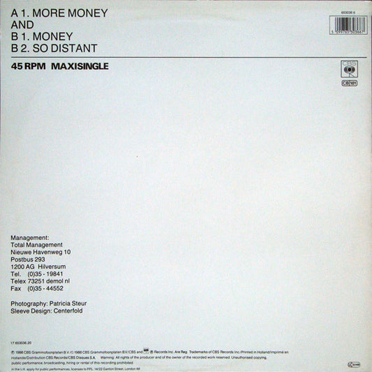 Centerfold : Money (12", Maxi)