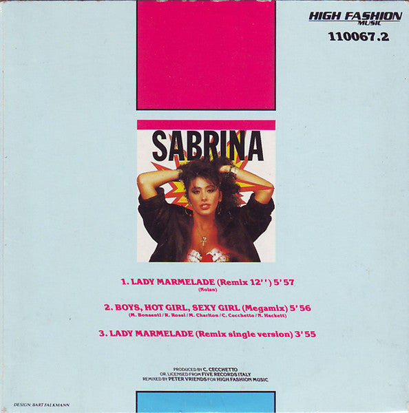 Sabrina : Lady Marmelade (Remix) (CD, Maxi)