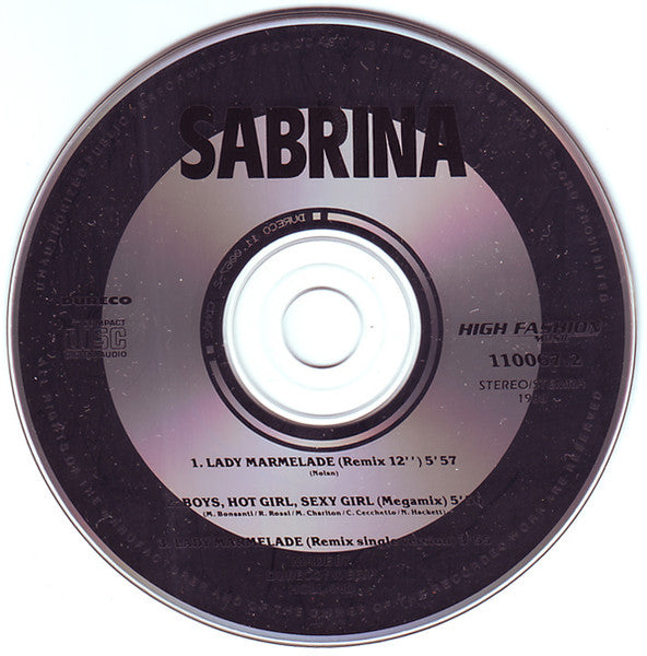Sabrina : Lady Marmelade (Remix) (CD, Maxi)