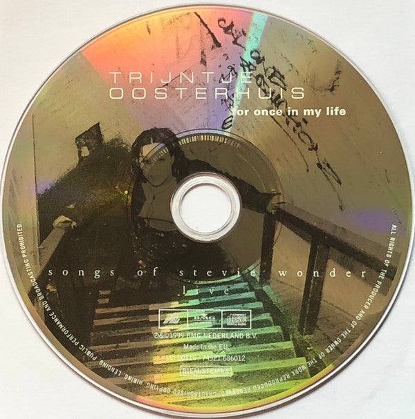 Trijntje Oosterhuis : For Once In My Life - Songs Of Stevie Wonder - Live (CD)