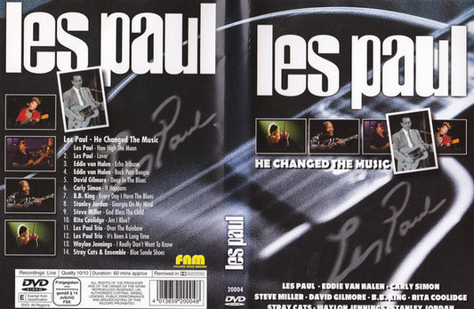 Various : Les Paul - He Changed The Music (DVD-V, PAL)