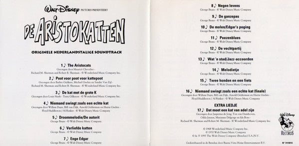 Various : De Aristokatten (CD, Album)