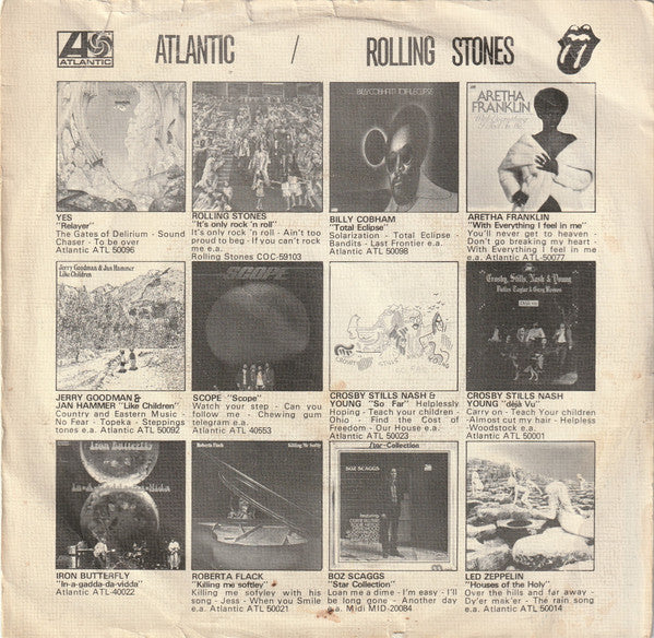 Average White Band : Pick Up The Pieces / Work To Do (7", Single)