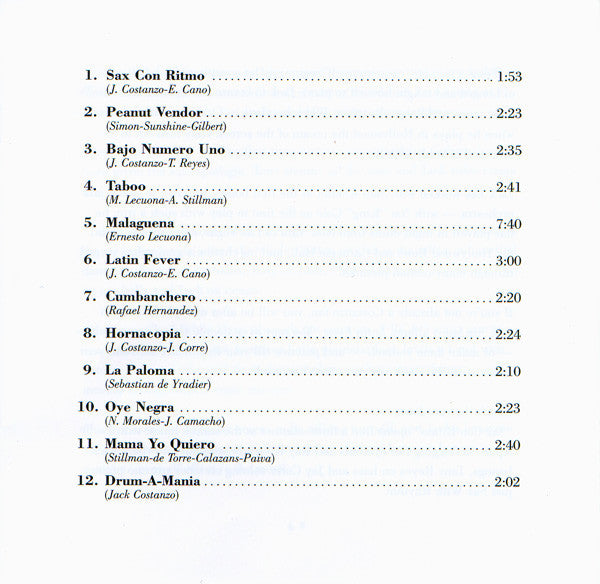 Jack Costanzo : Latin Fever (CD, Album, RE, RM)