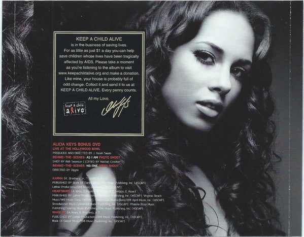 Alicia Keys : As I Am (CD, Album, Ltd + DVD-V, Ltd, PAL)