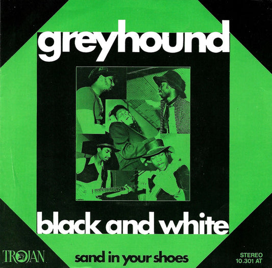 Greyhound (4) : Black And White (7", Single)