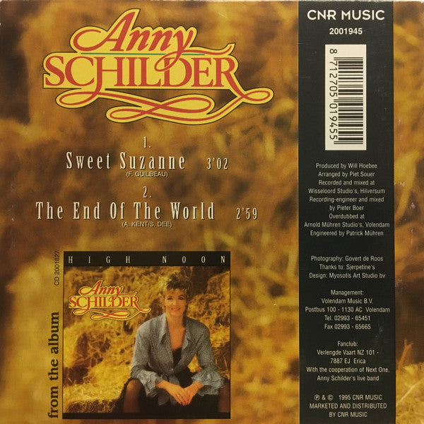Anny Schilder : Sweet Suzanne (CD, Single)