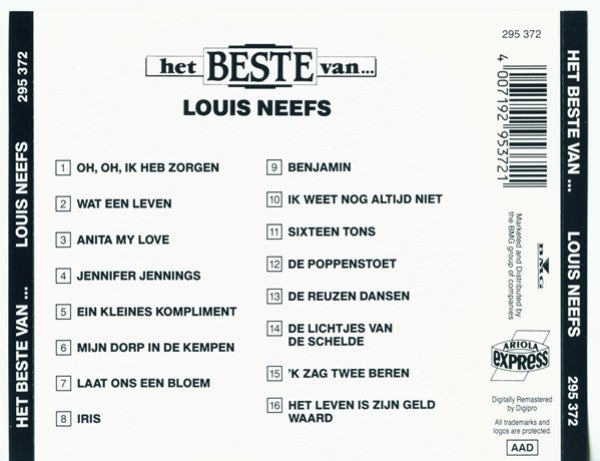 Louis Neefs : Het Beste Van... Louis Neefs (CD, Comp, RM)